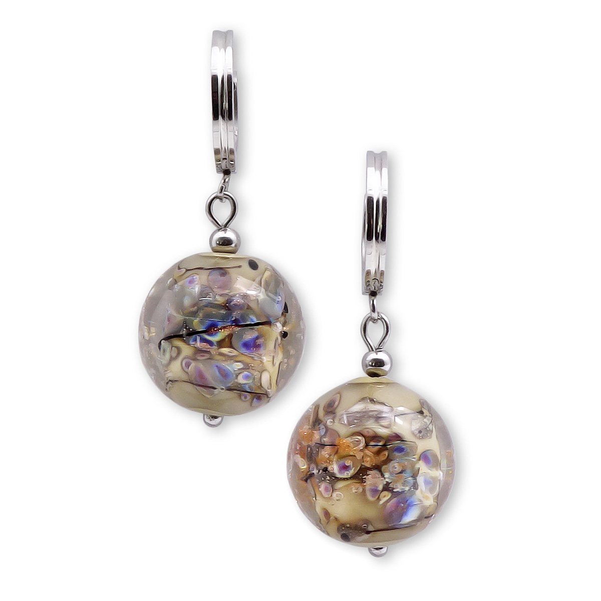 Серьги из муранского стекла ILLUSION LS3143