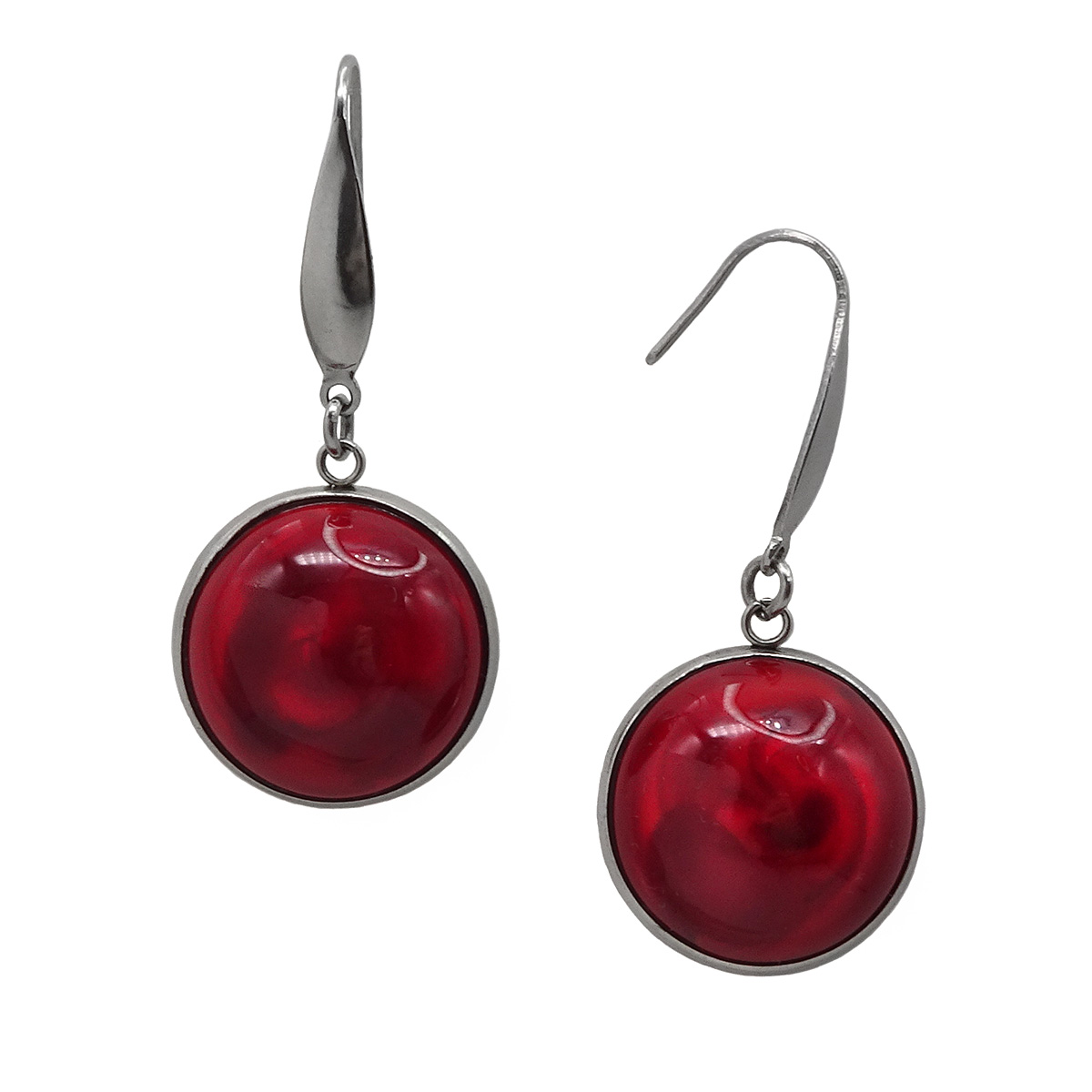 Серьги из муранского стекла CHERRY & CHOCOLATE LS3220