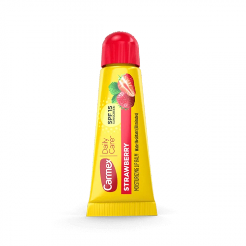 Бальзам для губ Carmex клубника SPF 15 в тубе