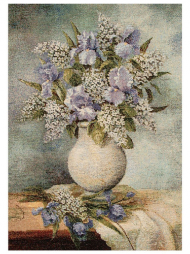 Голубые ирисы 1411 Купон 35х45 см 2689
