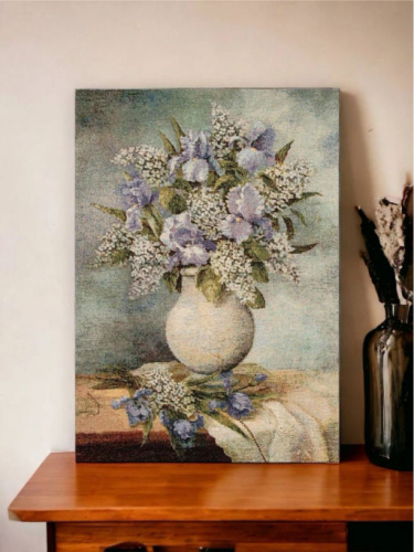Голубые ирисы 1411 Купон 35х45 см 2689