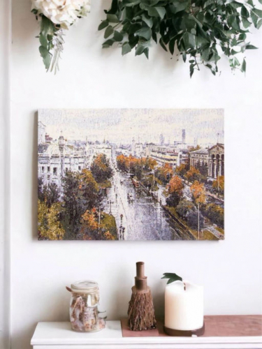 Дожди заиграли сонаты 1327 Купон 35х50 см 4719