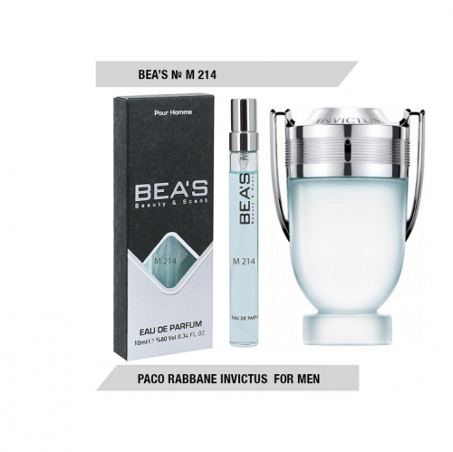 Мужская парфюмерия   Парфюм Beas Paco Rabanne Invictus 10 ml арт. M 214