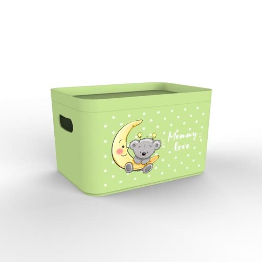 Корзина для игрушек Mommy love 2,4л (чайное дерево) 23*16*12см