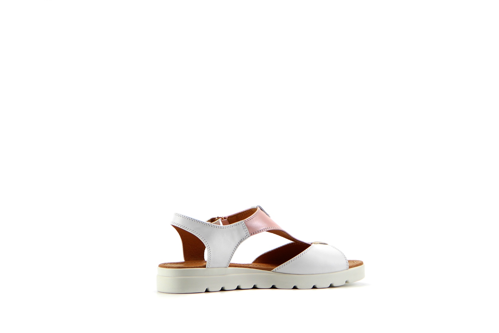 Босоножки ED'ART 2001.115'w.white-pink