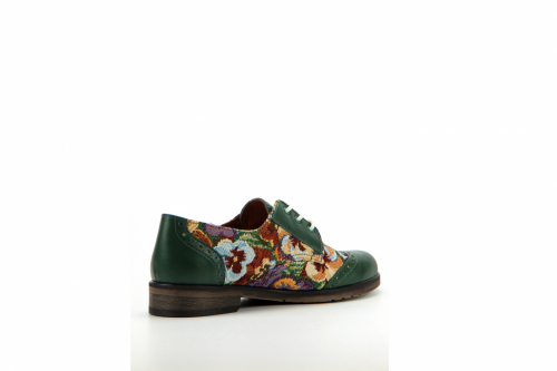 Туфли полуботинки ED'ART 104.berta.green/gobelen3