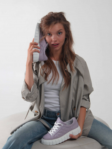Кеды ED'ART 146.91505'w. lilac