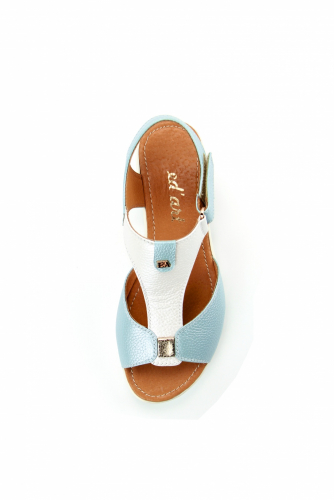 Босоножки ED'ART 2001.115'w.blue-white