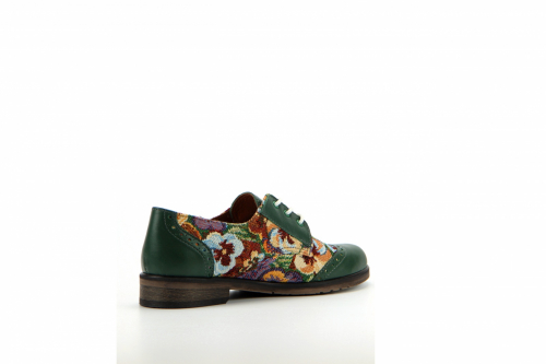 Туфли полуботинки ED'ART 104.berta.green/gobelen3