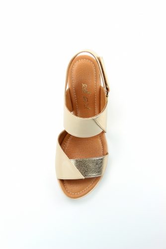 Босоножки ED'ART 6003.624'be.gold/beige