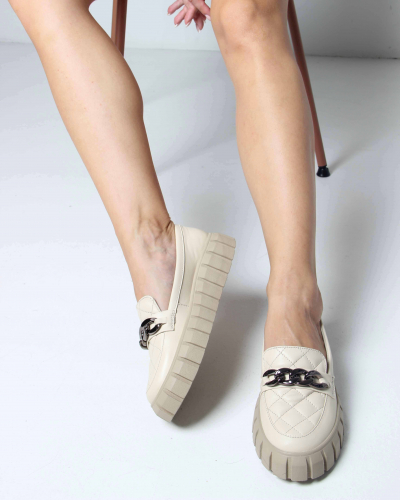 Лоферы туфли ED'ART 145.91505'be. beige