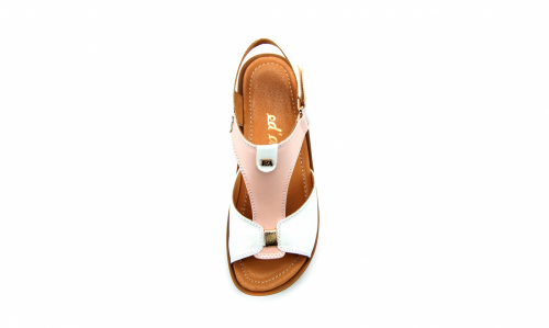 Босоножки ED'ART 2001.228'be.white-pink
