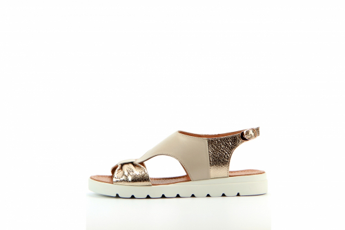 Босоножки ED'ART 1053.115'w.gold/beige.