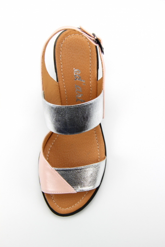 Босоножки ED'ART 6004.624'bl.pink-pearl/silver