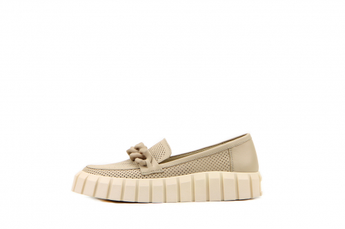 Лоферы лоферы ED'ART 117.p.91505'py. beige