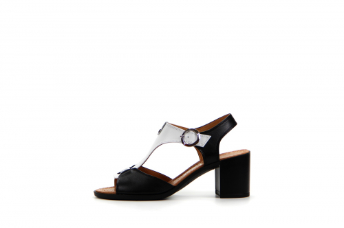 Босоножки ED'ART 6001.624'bl.black.white