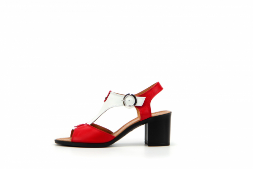 Босоножки ED'ART 6001.624'bl.red/white