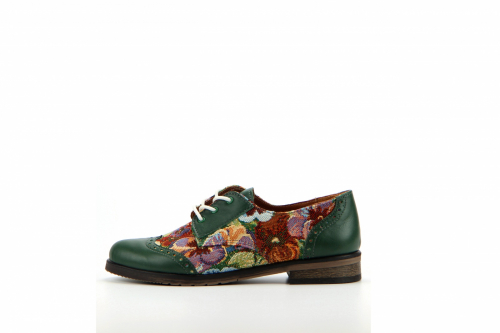 Туфли полуботинки ED'ART 104.berta.green/gobelen3