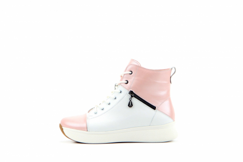 Ботинки ED'ART 312.omega.w.white/pink
