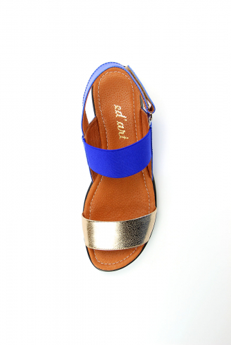 Босоножки ED'ART 2021.115'bl.gold/blue