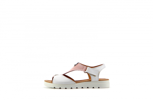 Босоножки ED'ART 2001.115'w.white-pink