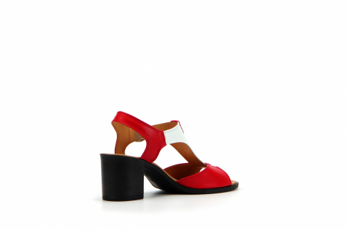 Босоножки ED'ART 6001.624'bl.red/white