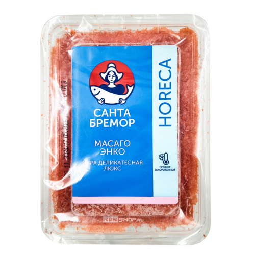 Масаго - икра мойвы (капеллана) оранжевая Люкс, Россия 500 г Акция