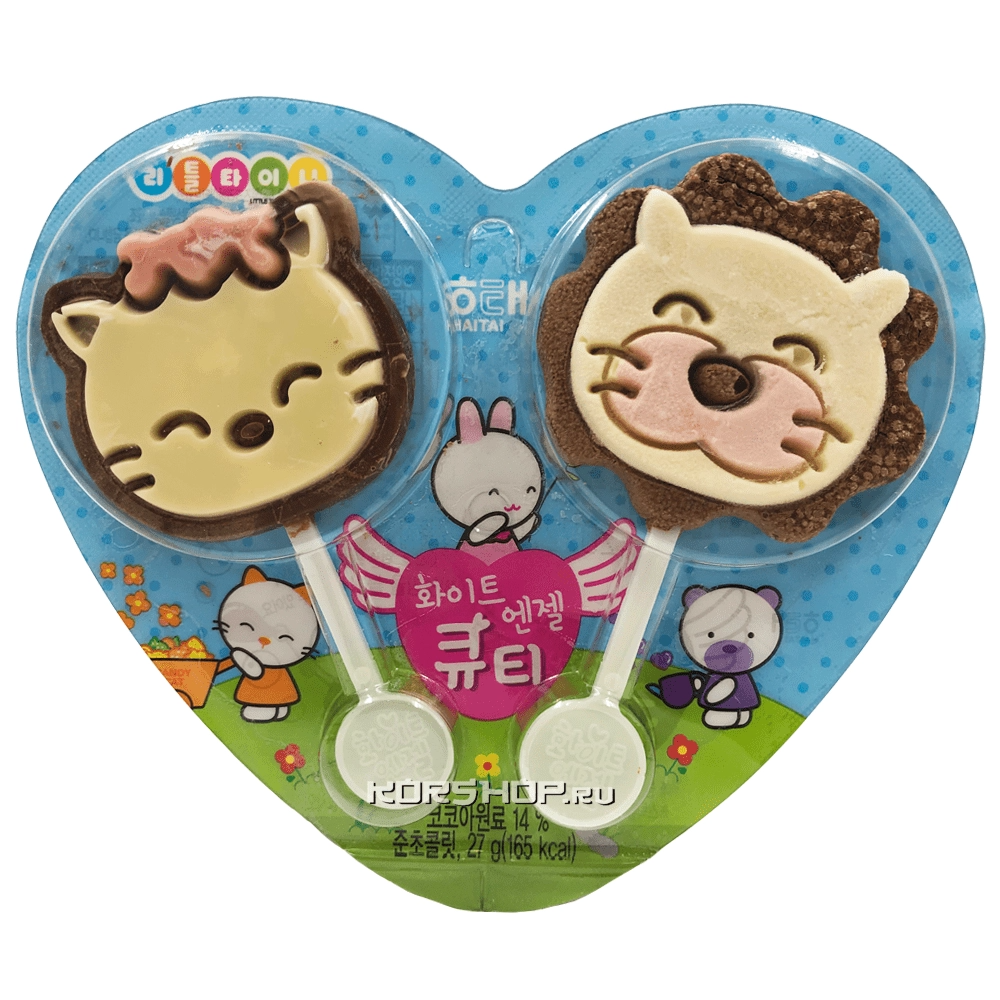 Шоколад Ангел Милашка Choco White Cuti Haitai, Корея, 27 г Акция