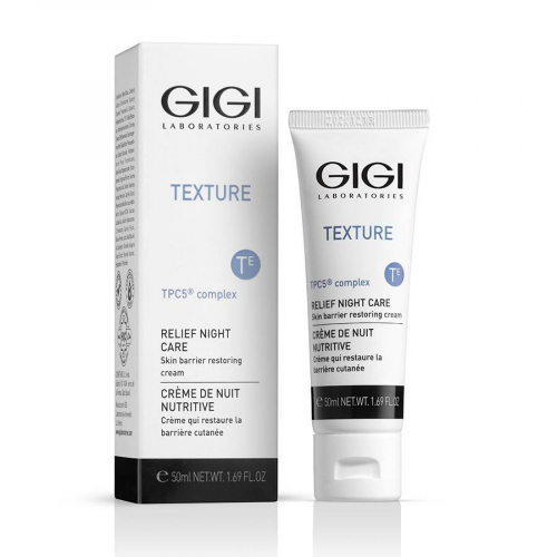 GIGI 23102 Крем ночной восстанавливающий / Texture Relief Night Cream, 50мл