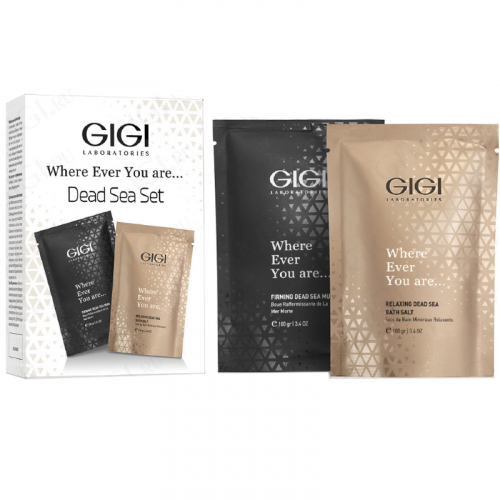 GIGI Набор Relaxing Bath Set: грязь мертвого моря 100 г + соль расслабляющая для ванн 100 гр