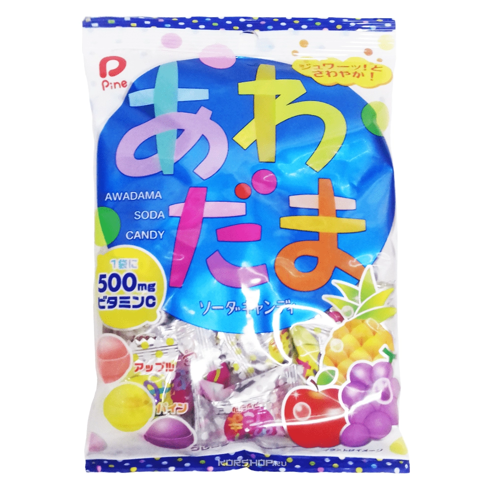 Ассорти из содовой карамели Авадама Pine, Япония, 120 г Акция