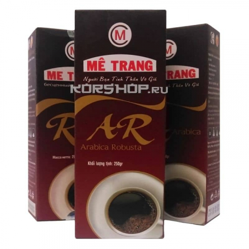 Натуральный жареный молотый кофе Арабика-Робуста Me Trang (Ме Чанг), Вьетнам, 250 г