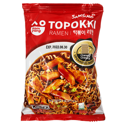 Лапша б/п рамен со вкусом токпокки Topokki Ramen Samyang, Корея, 80 г Акция