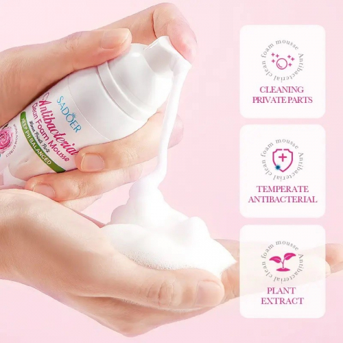 SADOER Пенка-мусс для интимной гигиены Antibacterial Clean Foam Mousse, 100мл.