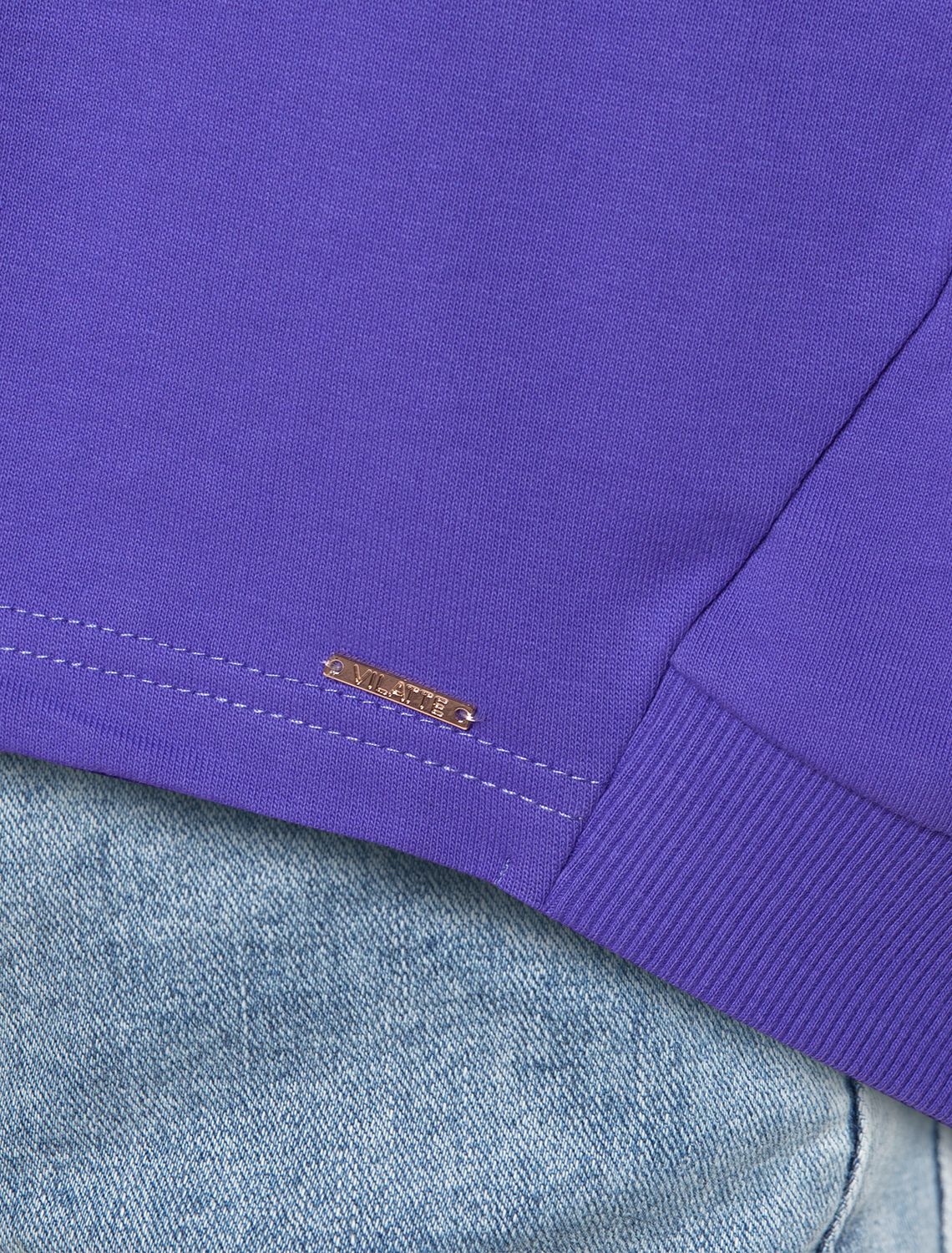 Свитшот из премиального футера с принтом