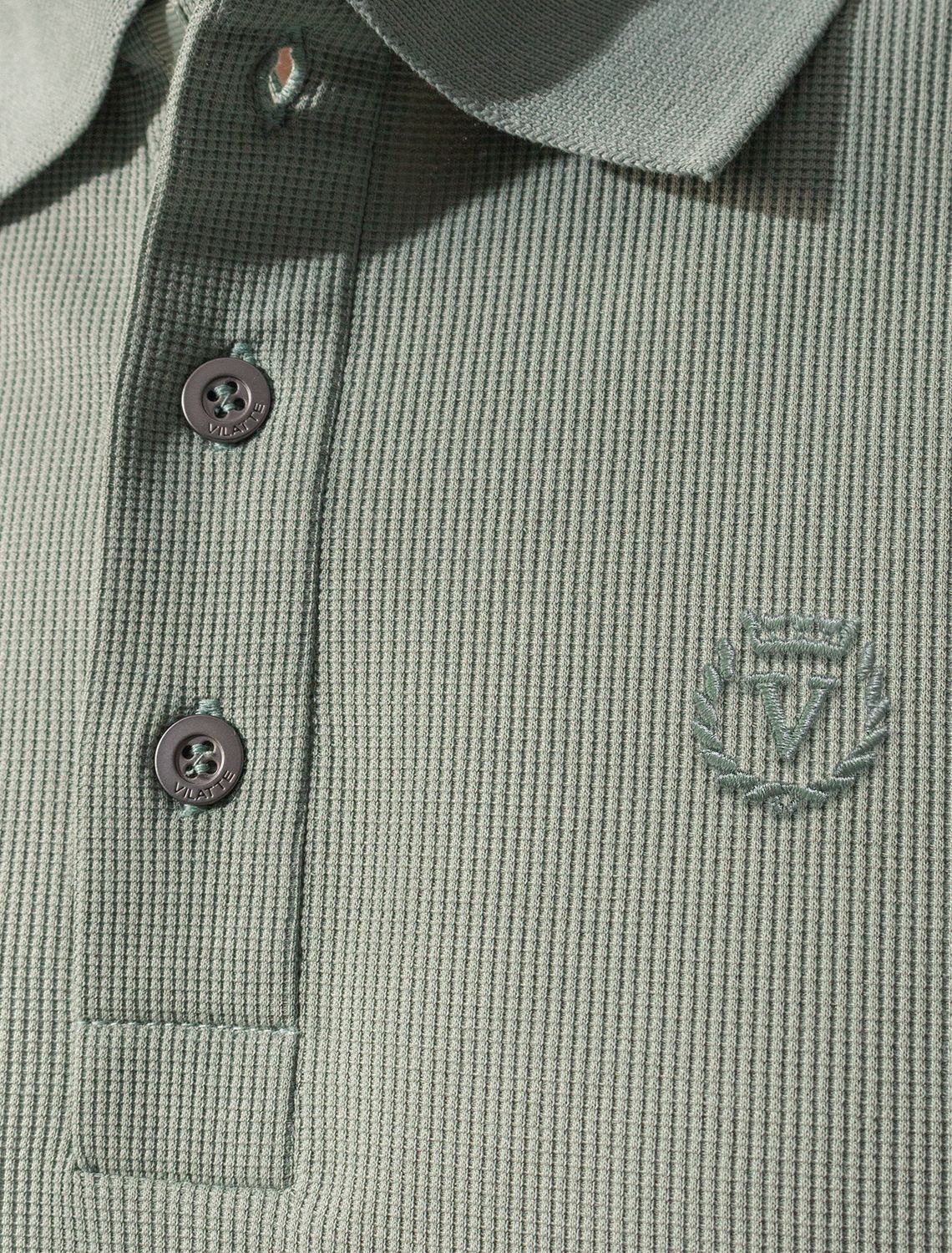 Поло из фактурного материала из премиального хлопка