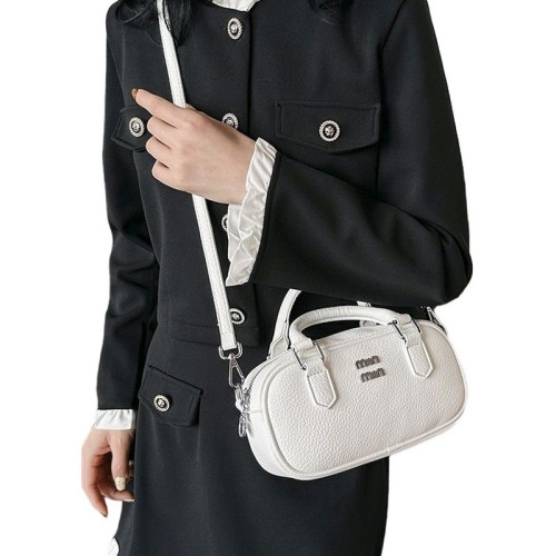 Женская кожаная сумка 6801-1 WHITE