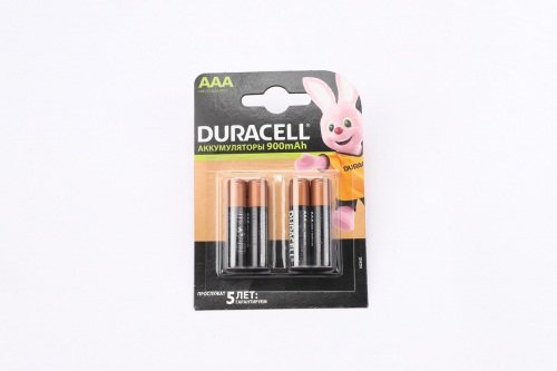 Аккумулятор Duracell AAA (HR03) 900mAh 4BL цена за шт. только 4