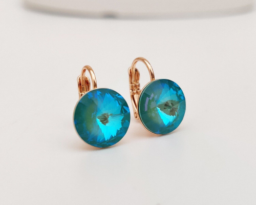 Серьги с кристаллами Swarovski