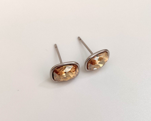Серьги с кристаллами Swarovski