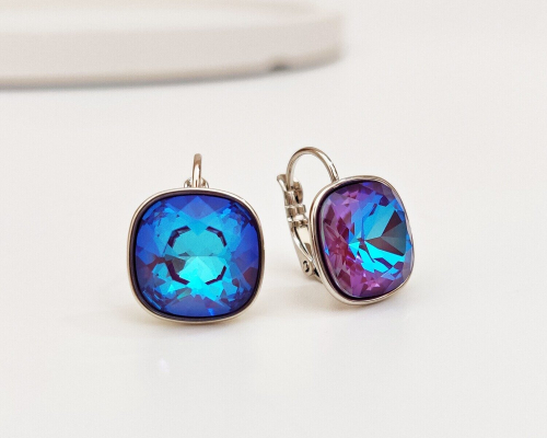 Серьги с кристаллами Swarovski