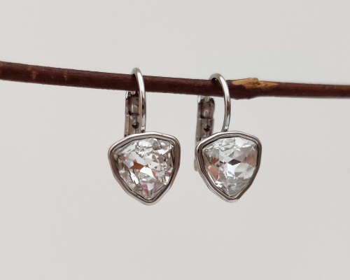 Серьги с кристаллами Swarovski