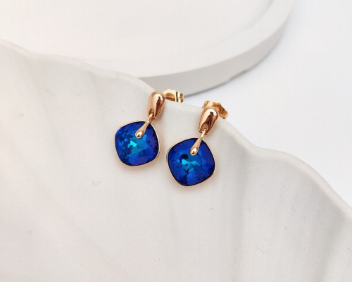 Серьги с кристаллами Swarovski