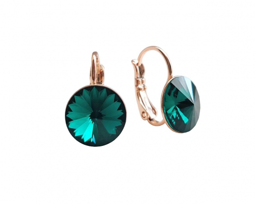 Серьги кристаллами Swarovski