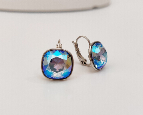Серьги с кристаллами Swarovski