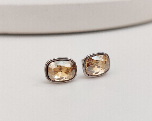 Серьги с кристаллами Swarovski