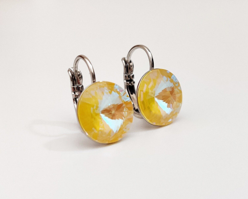 Серьги с кристаллами Swarovski