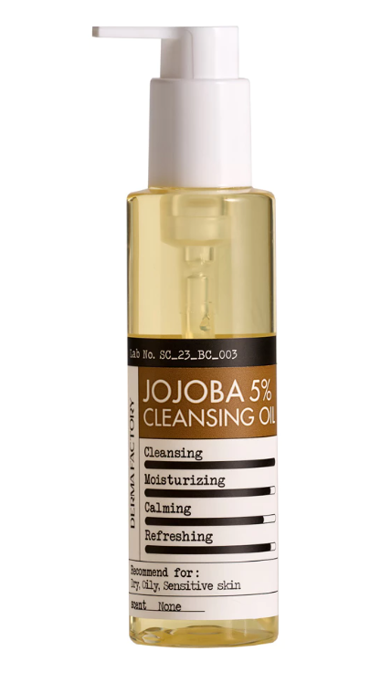 Гидрофильное масло Жожоба 5% Derma Factory JOJOBA 5% CLEANSING OIL 150мл