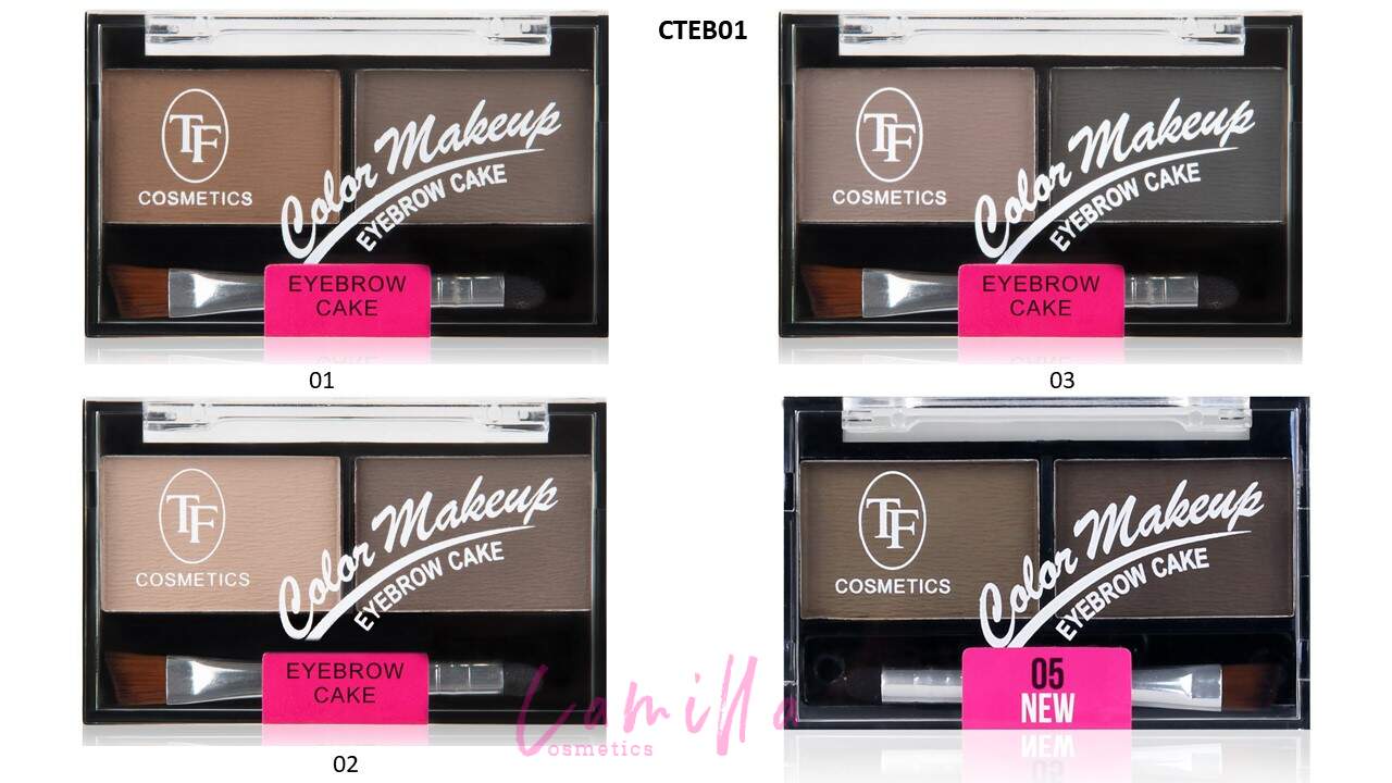 TF CTEB01 Набор теней для коррекции бровей Eyebrow Cake 05 Серо-коричневая гамма