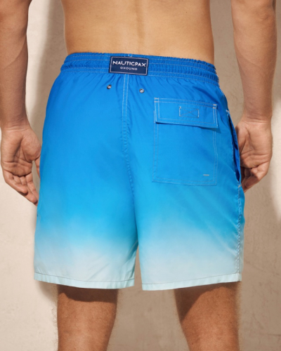 Пляжные шорты:муж. МОДЕЛЬ 1 Gradient blue